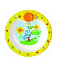 EMSA ANTON ANT EM509100 Детская тарелка с двойною стенкой 23 см (Желтый)